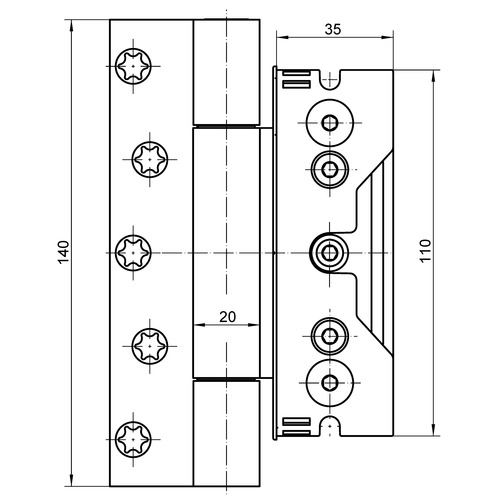 BAKA Protect 4048 3D K with 3D comfortable eccentric adjustment