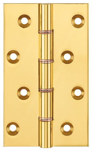 BRASS HINGE REF 1270 POLISHED LACQUERED 
